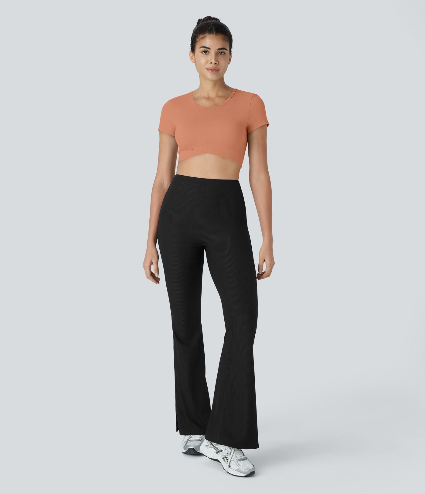 Softlyzero™ Plush Sports Top Ourlet Croisé