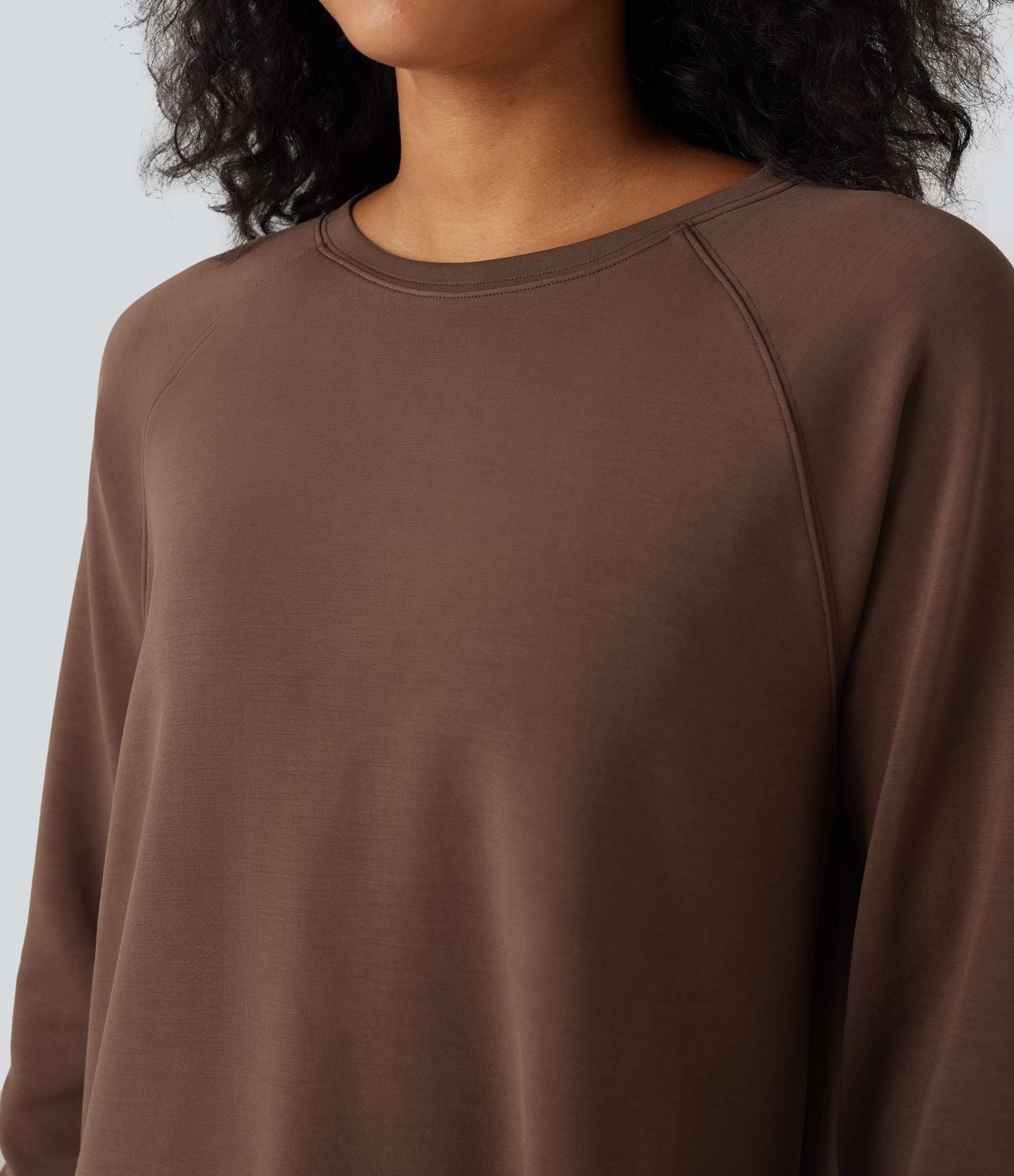 Sweat-shirt décontracté SpacerTek™ col rond et manches longues