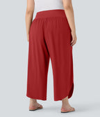 Pantalon tailleur gainant taille haute avec poches Halara Flex™