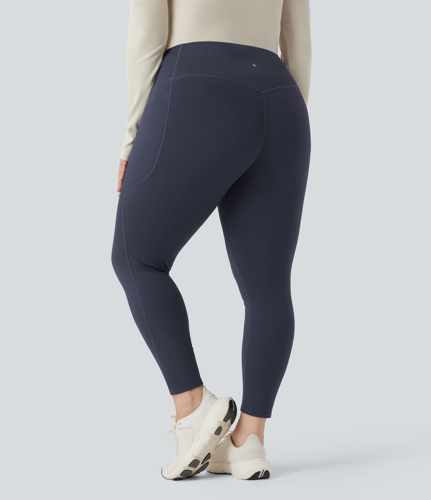 Legging d'entraînement grande taille SoftlyZero™ Plush Thermal taille haute gainant avec poches