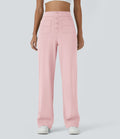 Pantalon taille haute coupe droite DayStretch avec poches
