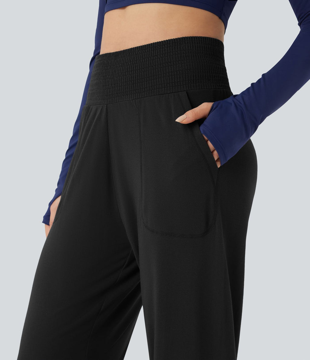 Jogging taille haute sans couture OneForm Seamless Flow avec poches