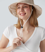 Chapeau de soleil large bord réglable - UPF40+