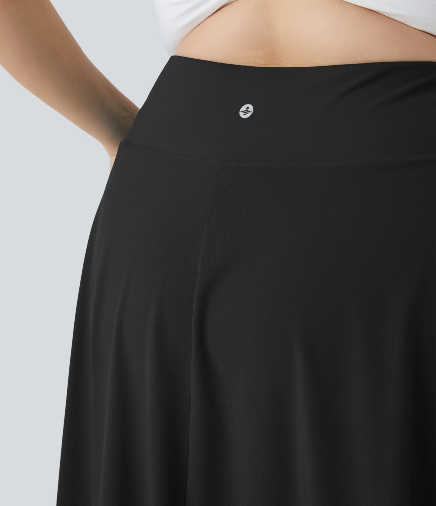 Breezeful™ Taille Haute à Volants 2 en1 Fluide Sèchement Rapide Quotidien Causal Grande Taille