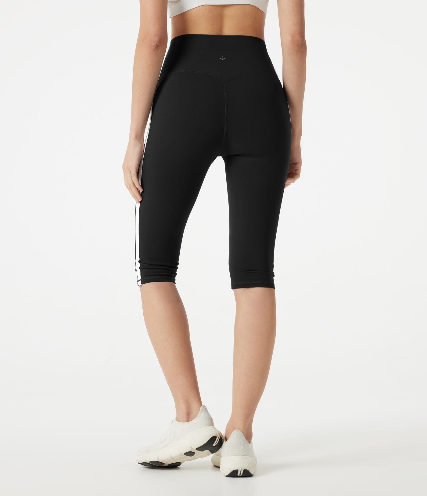 Legging yoga pedal pusher Halara UltraSculpt™ taille haute effet ventre plat avec bandes latérales