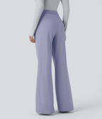 Pantalon tailleur évasé taille haute Halara Flex™ DayStretch avec poches