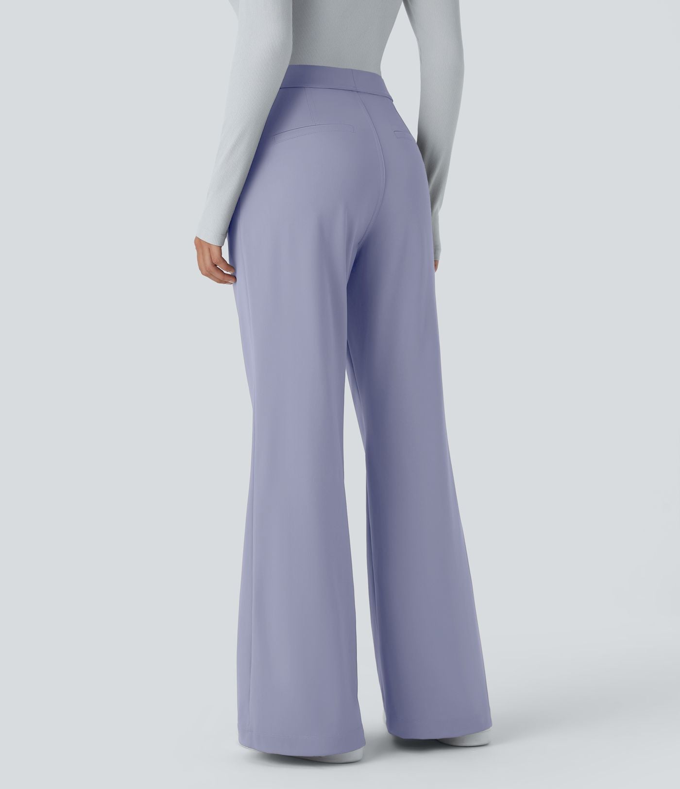 Pantalon tailleur évasé taille haute Halara Flex™ DayStretch avec poches