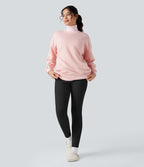 Legging détente côtelé 7/8 taille haute avec poches