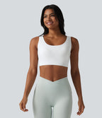 Brassière de sport Halara UltraSculpt™ maintien moyen dos nu avec boucle ajustable et brassière intégrée