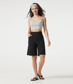 Short ample casual taille haute 25,5 cm avec poches