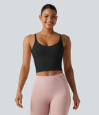Débardeur de yoga court OneForm Seamless Flow, brassière intégrée