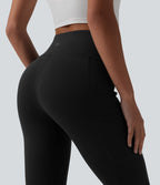 Legging de yoga corsaire SoftlyZero™ taille haute avec poches - UPF50+