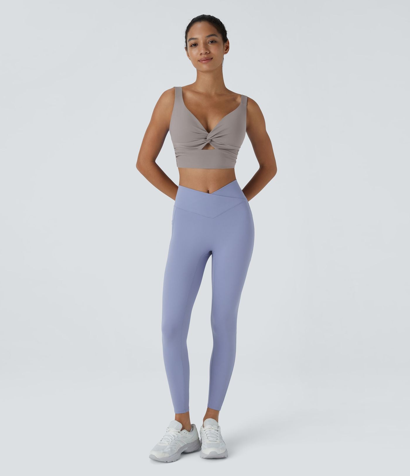 Brassière yoga SoftlyZero™ Airy maintien léger découpes effet frais InstantCool, bonnets A-D, protection solaire UPF50+