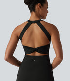 Robe de tennis courte 2-en-1 SoftlyZero™ Airy effet frais InstantCool avec brassière intégrée, color block et poches, accès facile Easy Peasy, protection solaire UPF50+