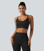 Brassière de sport et de yoga Halara UltraSculpt™ côtelé à maintien léger