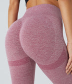 Legging push-up taille haute froncé sans couture OneForm Seamless Flow