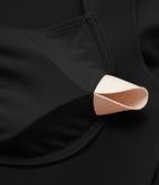 Robe de tennis active courte Halara UltraSculpt™ push-up 2-en-1 manches longues avec trous pouces et poche
