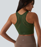 Brassière de sport yoga OneForm sans couture Flow maintien léger avec découpes et soutien-gorge intégré
