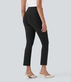 Pantalon de travail fuselé court taille haute Halara Flex™ avec poches