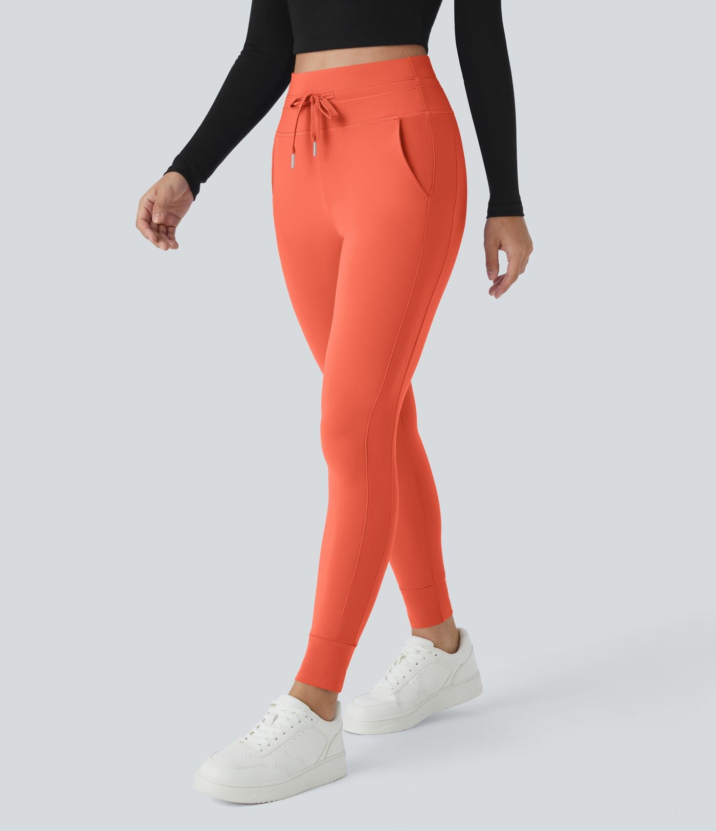 Jogging taille haute Softlyzero™ Plush avec cordon de serrage et poches latérales