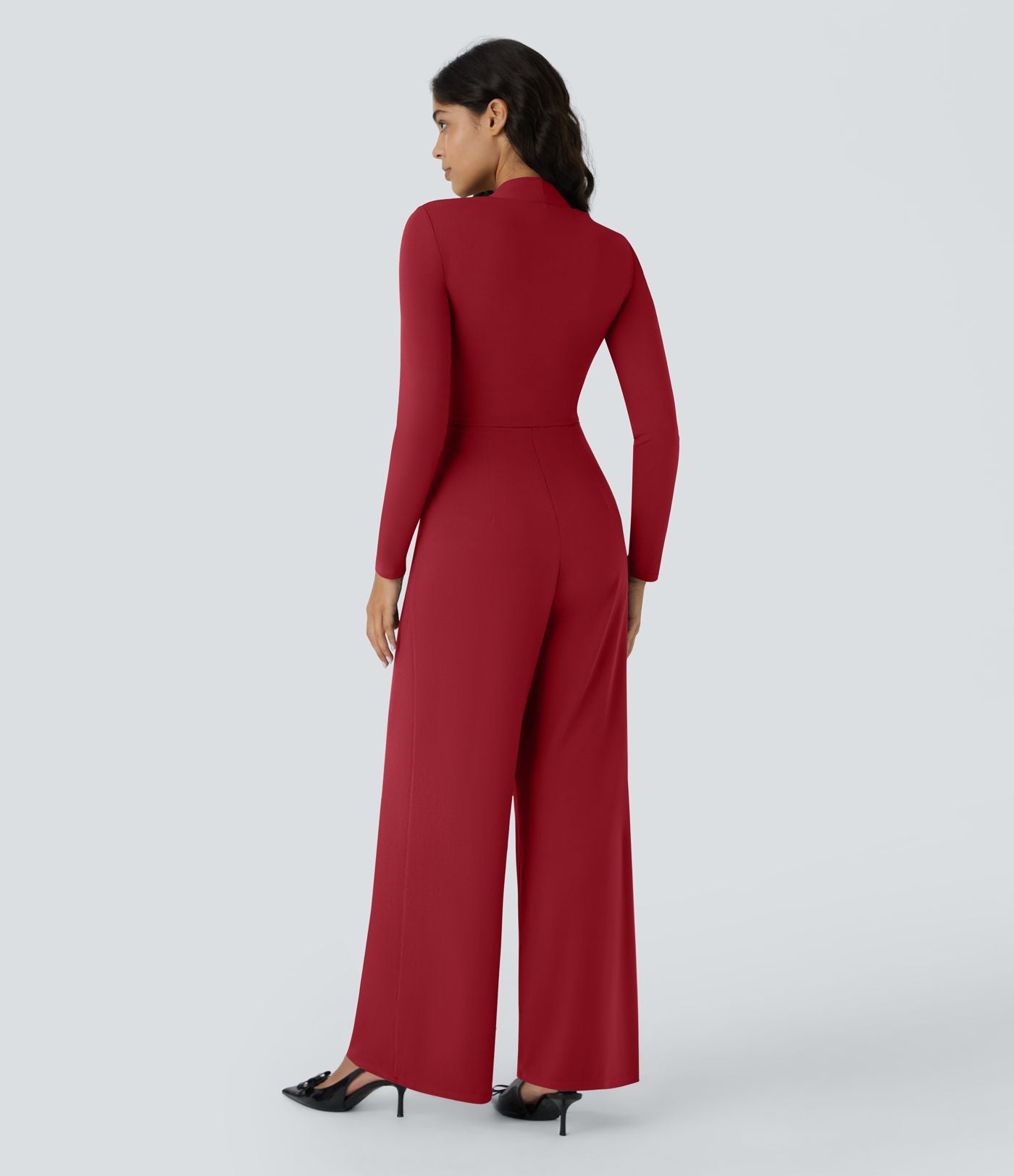 Combinaison de cérémonie à manches longues, coupe large avec poches latérales et zip invisible - Édition Easy Peasy