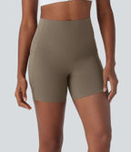 Short cycliste 12,5 cm d'entraînement gainant galbant taille haute avec poches Halara UltraSculpt™