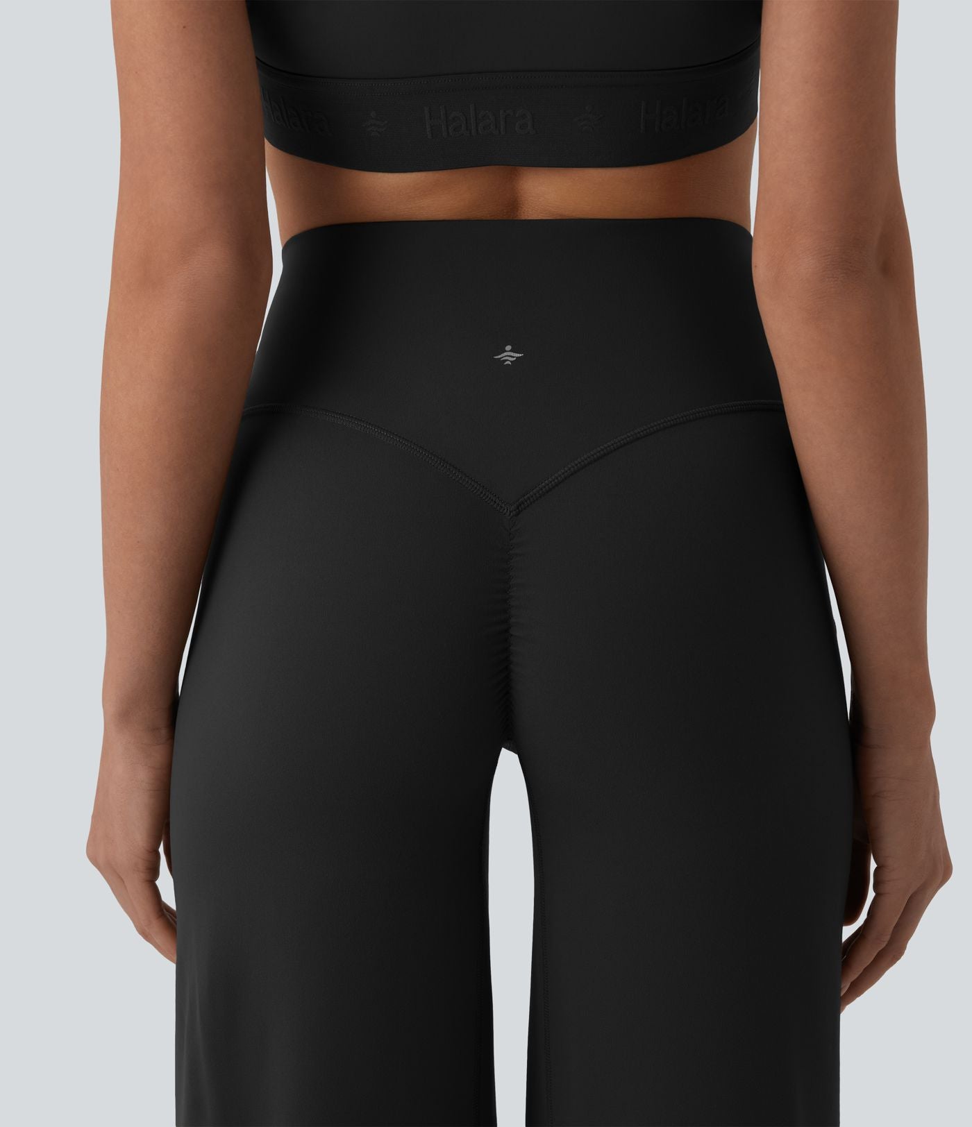 SoftlyZero™ Pantalon yoga coupe droite gainant taille haute à fronces - UPF50+