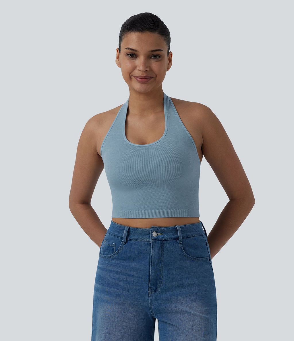 OneForm Débardeur décontracté court dos nu sans couture Seamless Flow