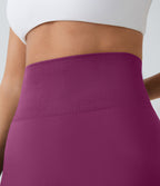 Legging taille haute froncé uni sans couture OneForm Seamless Flow