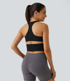 Softlyzero™ Plush Plus Débardeur Yoga Crop à Col U Plongeant Dos Nu Dos Nageur Découpé - UPF50+