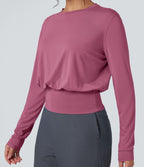 T-shirt de travail col rond manches longues