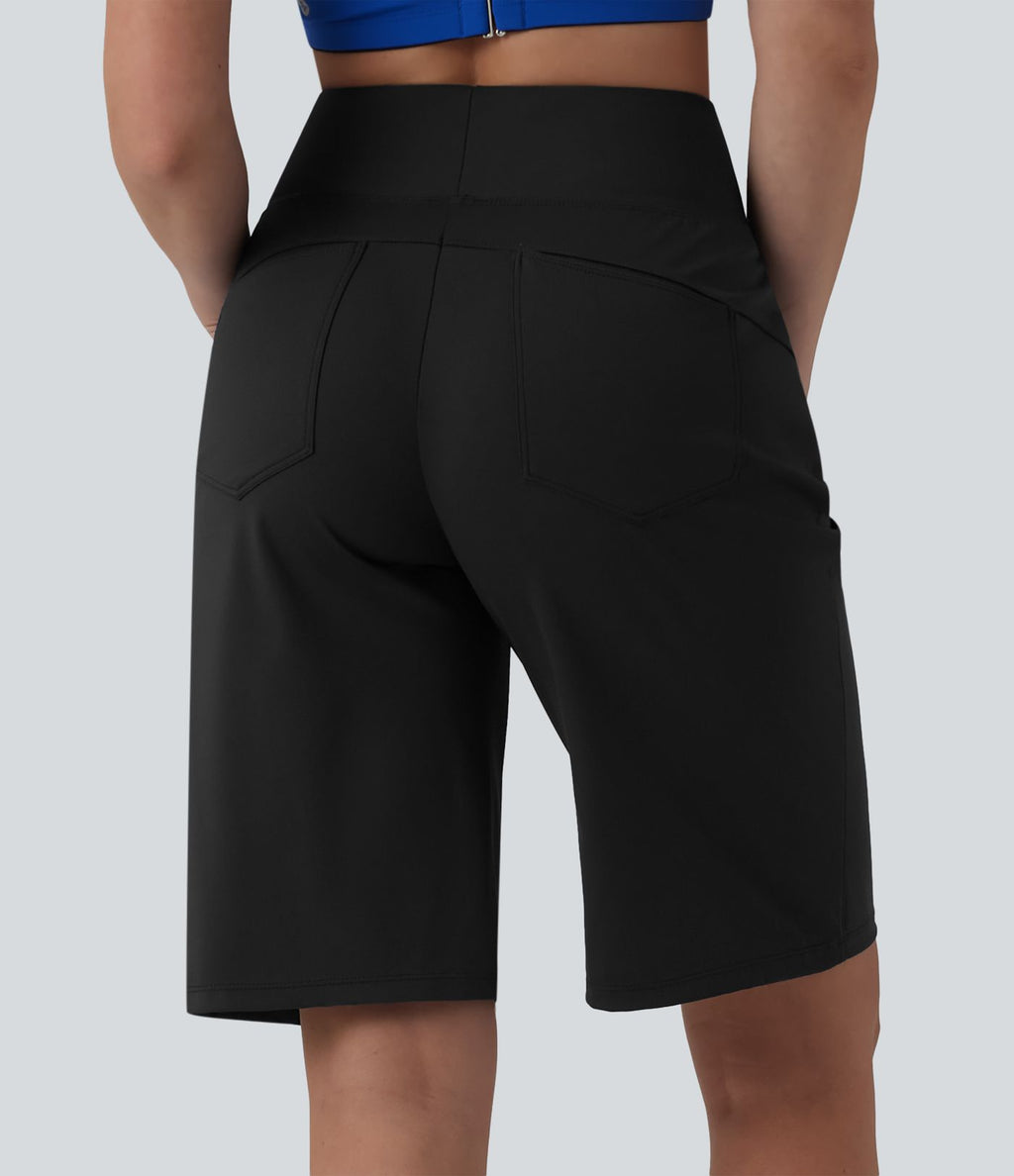 Short de yoga SoftlyZero™ Airy ample gainant taille haute effet frais InstantCool avec poches