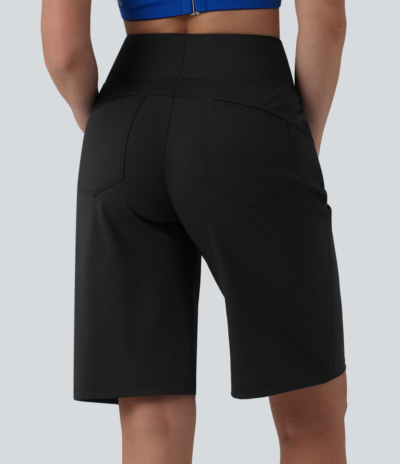 Short de yoga SoftlyZero™ Airy ample gainant taille haute effet frais InstantCool avec poches