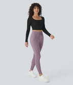 Jogging taille haute Softlyzero™ Plush avec cordon de serrage et poches latérales