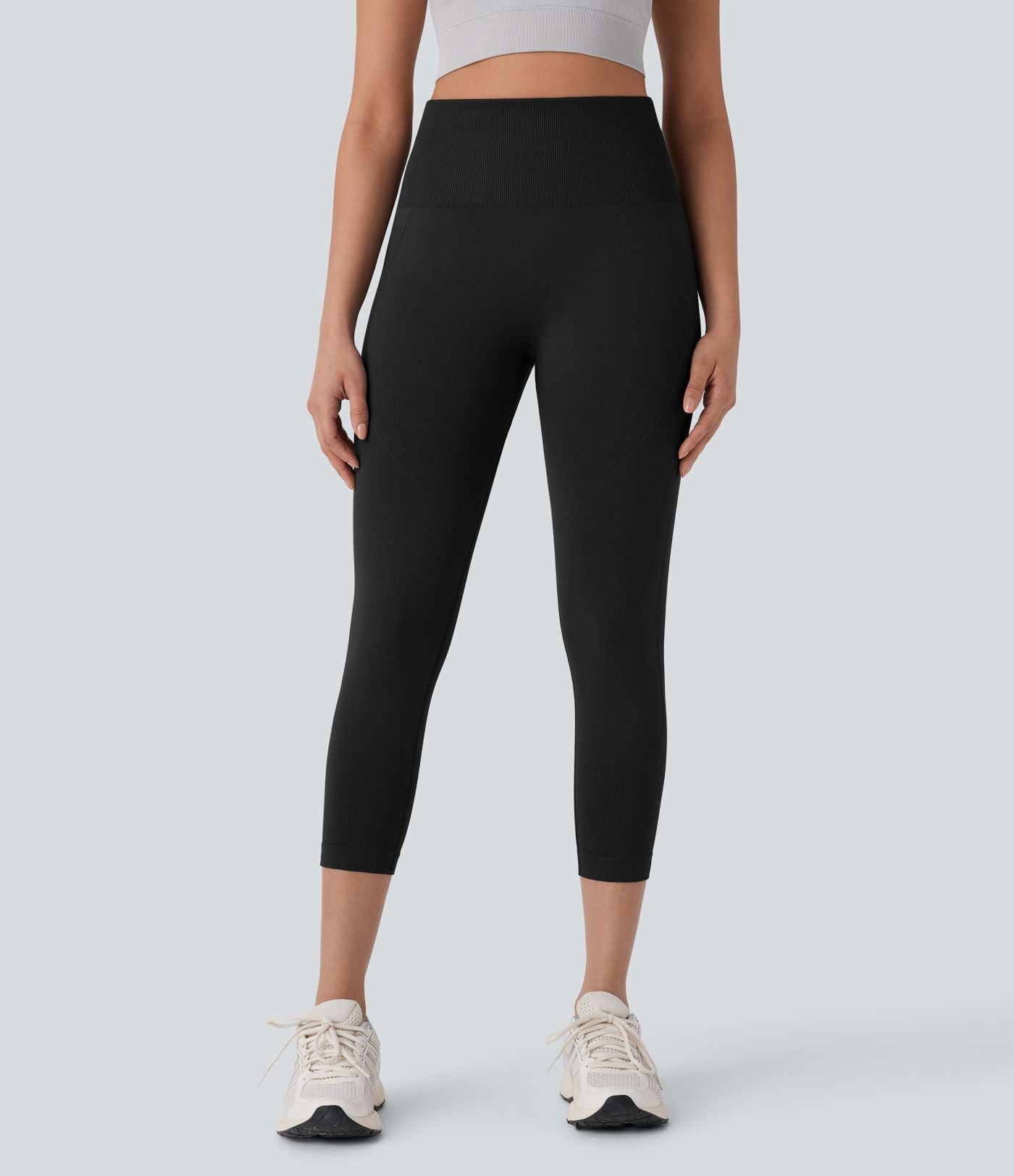 Legging capri yoga gainant effet push-up taille haute sans couture OneForm Seamless Flow