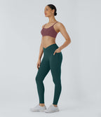 Patitoff™ 2.0 Legging Yoga Résistant Poils d'Animaux Taille Haute Croisée Poches Latérales