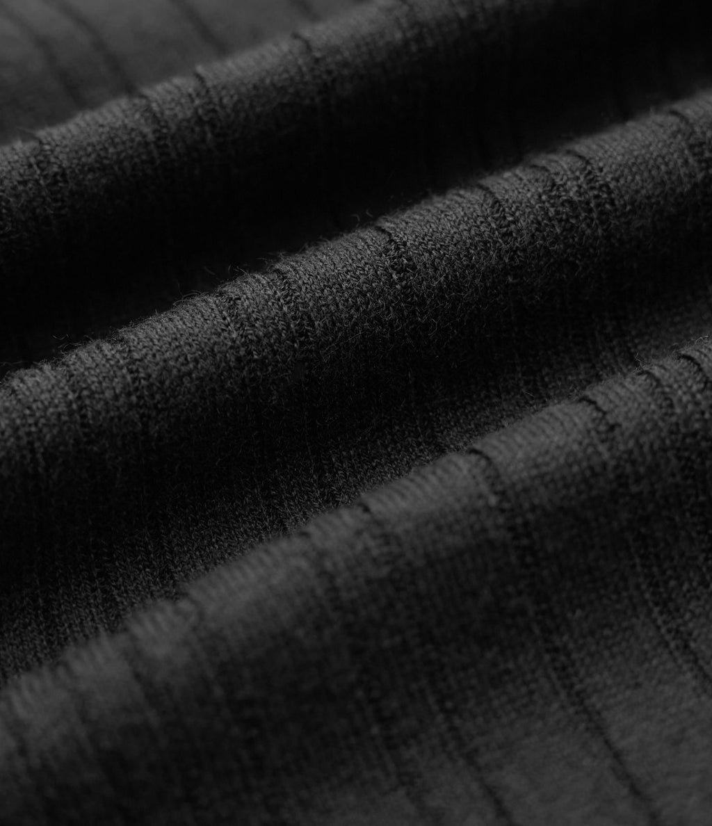 Pull casual col V manches courtes mélange laine