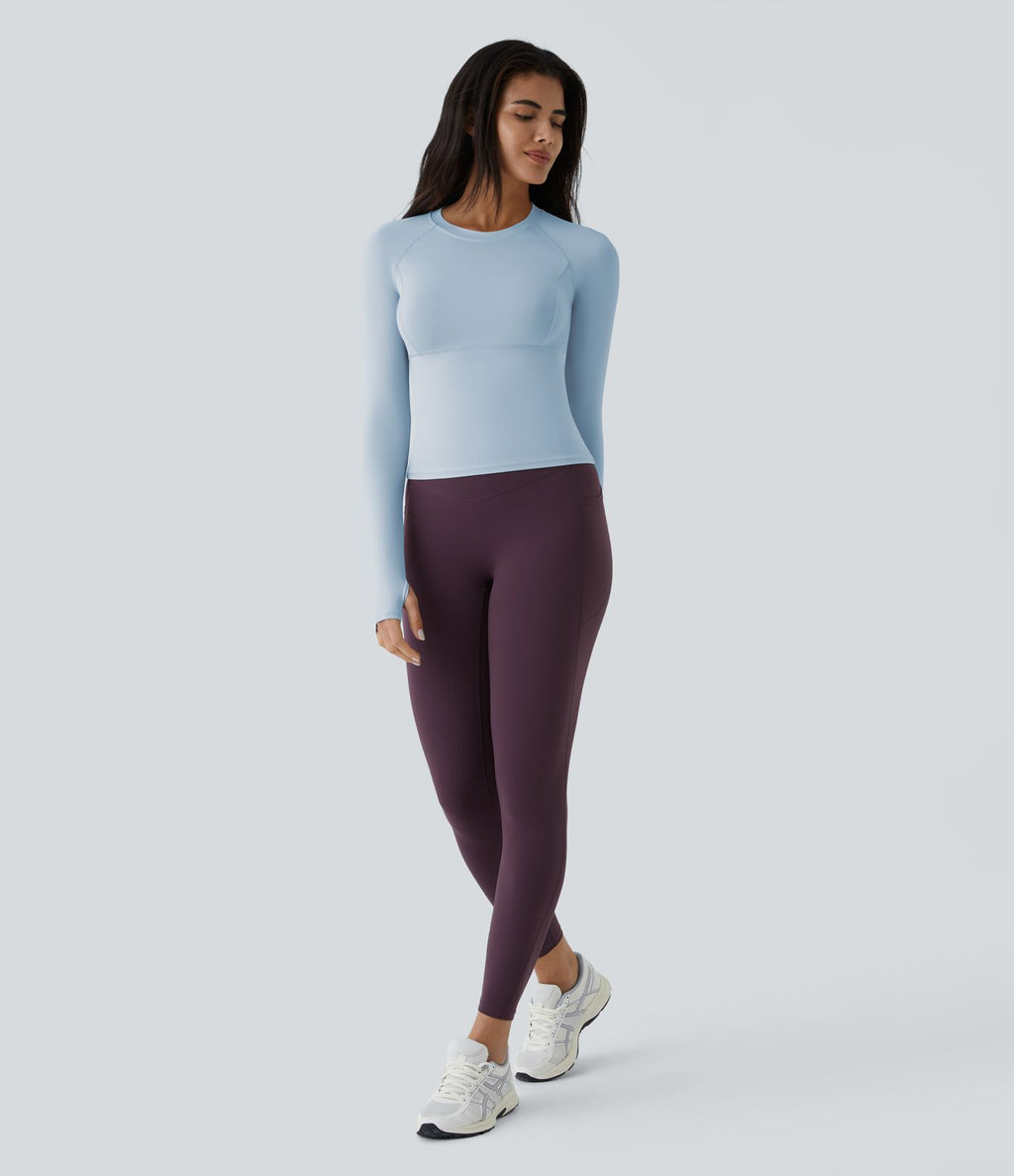 Top Sport Yoga Uni Trous pour les Pouce
