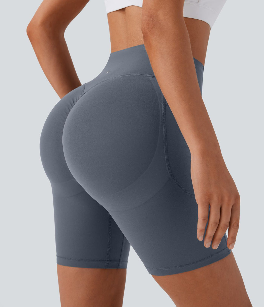 Legging de yoga gainant taille haute chiné à séchage rapide avec poches Halara UltraSculpt™