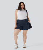 Short de travail grande taille taille haute DayStretch avec poches
