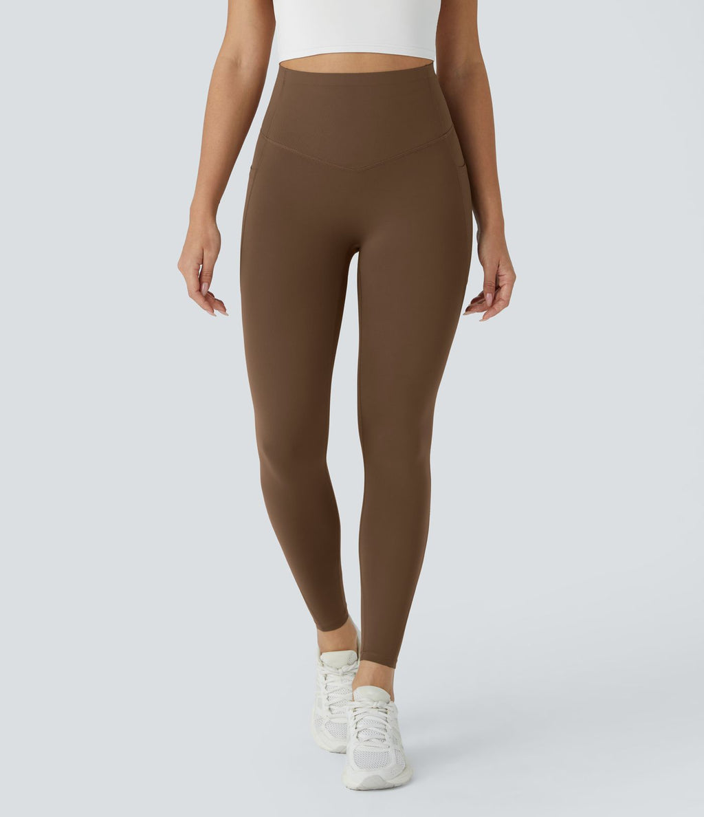 Legging d'entraînement gainant galbant taille haute avec poches Halara UltraSculpt™