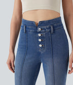 Jean évasé Halara Flex™ taille mi-haute gainant avec poches