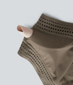 Brassière de sport yoga soutien souple croisé à découpes bonnets A-D