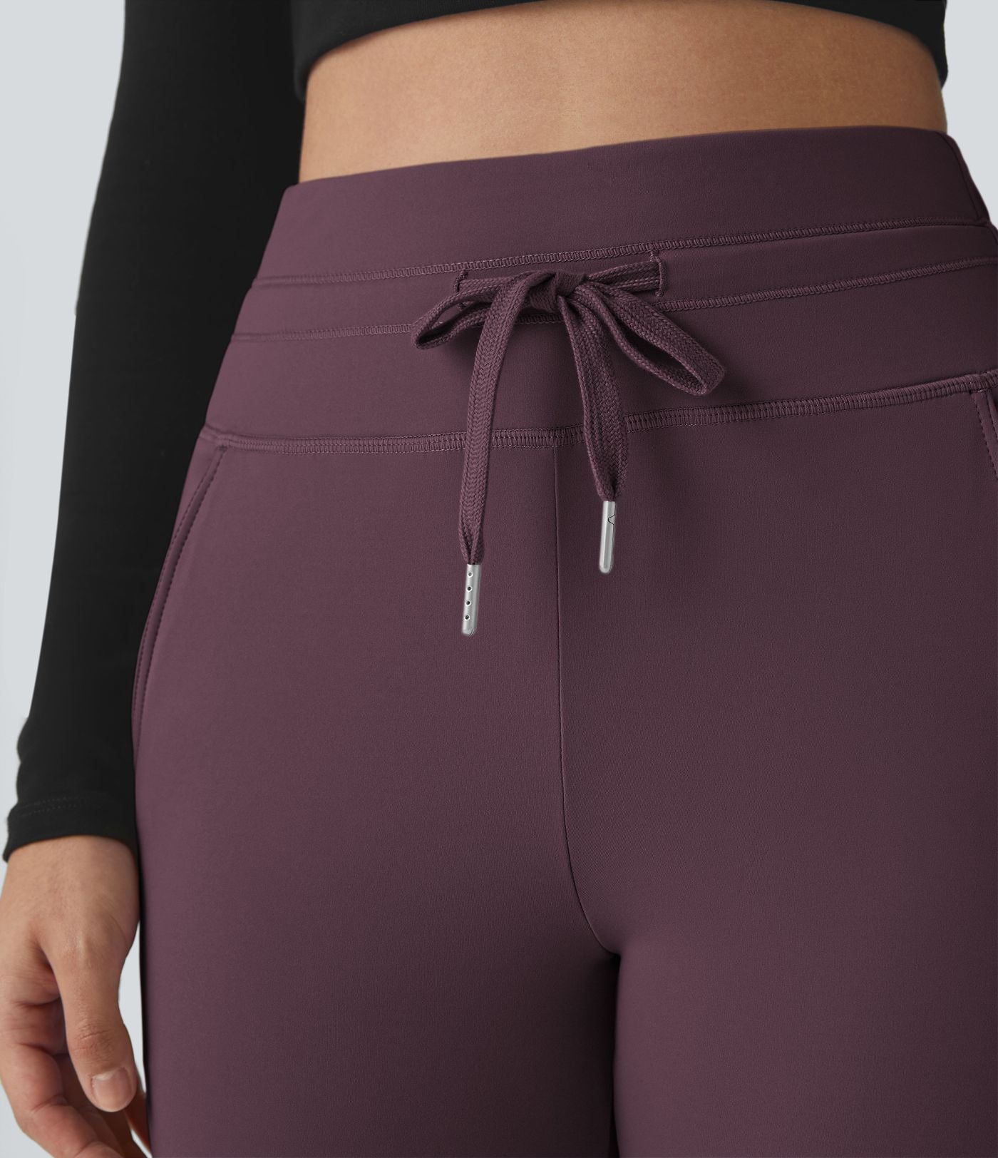 Jogging taille haute Softlyzero™ Plush avec cordon de serrage et poches latérales