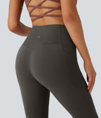 Pantalon de yoga à coupe bootcut gainant taille haute avec poches Halara UltraSculpt™