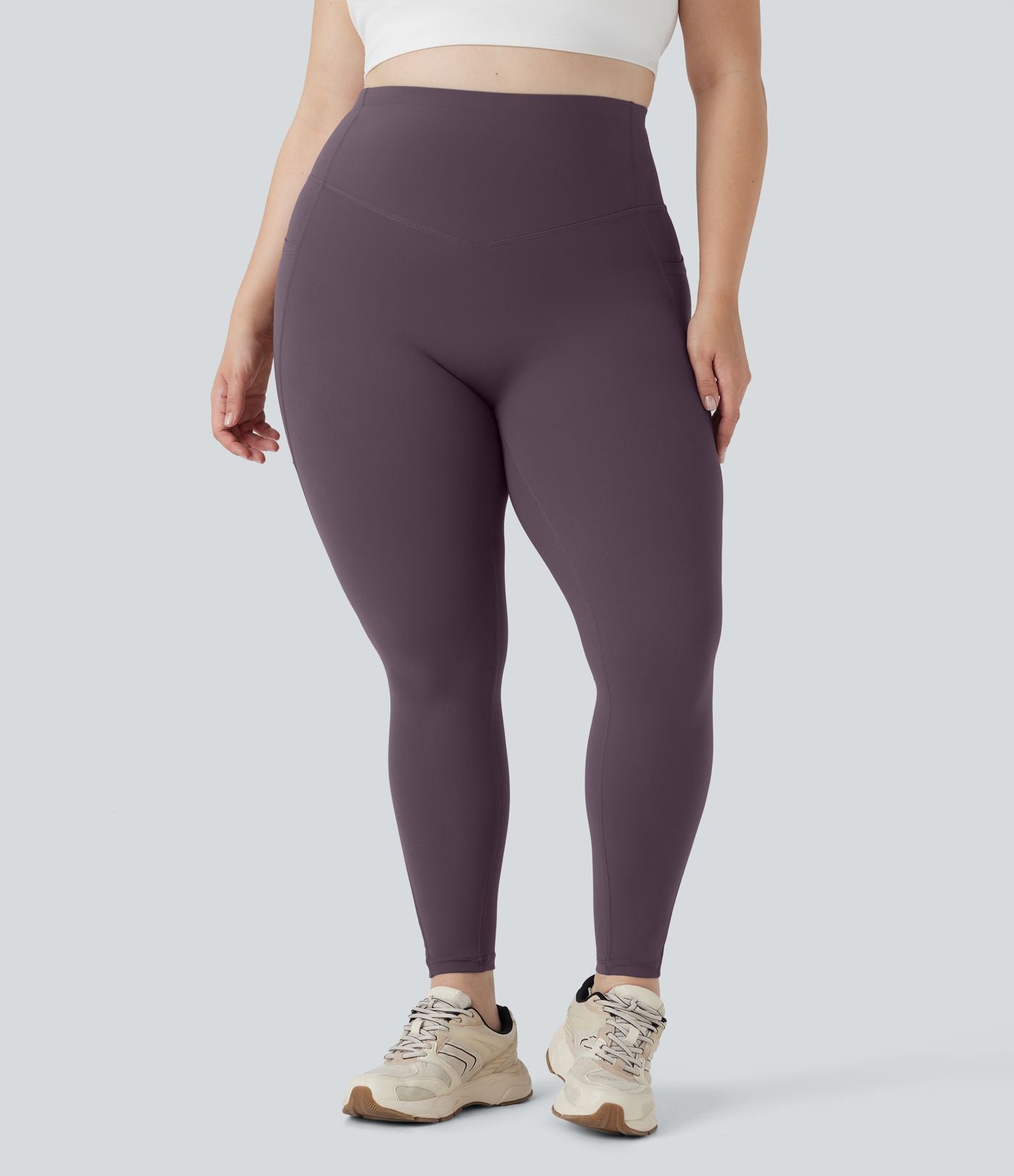 Legging d'entraînement gainant galbant taille haute grande taille avec poches Halara UltraSculpt™