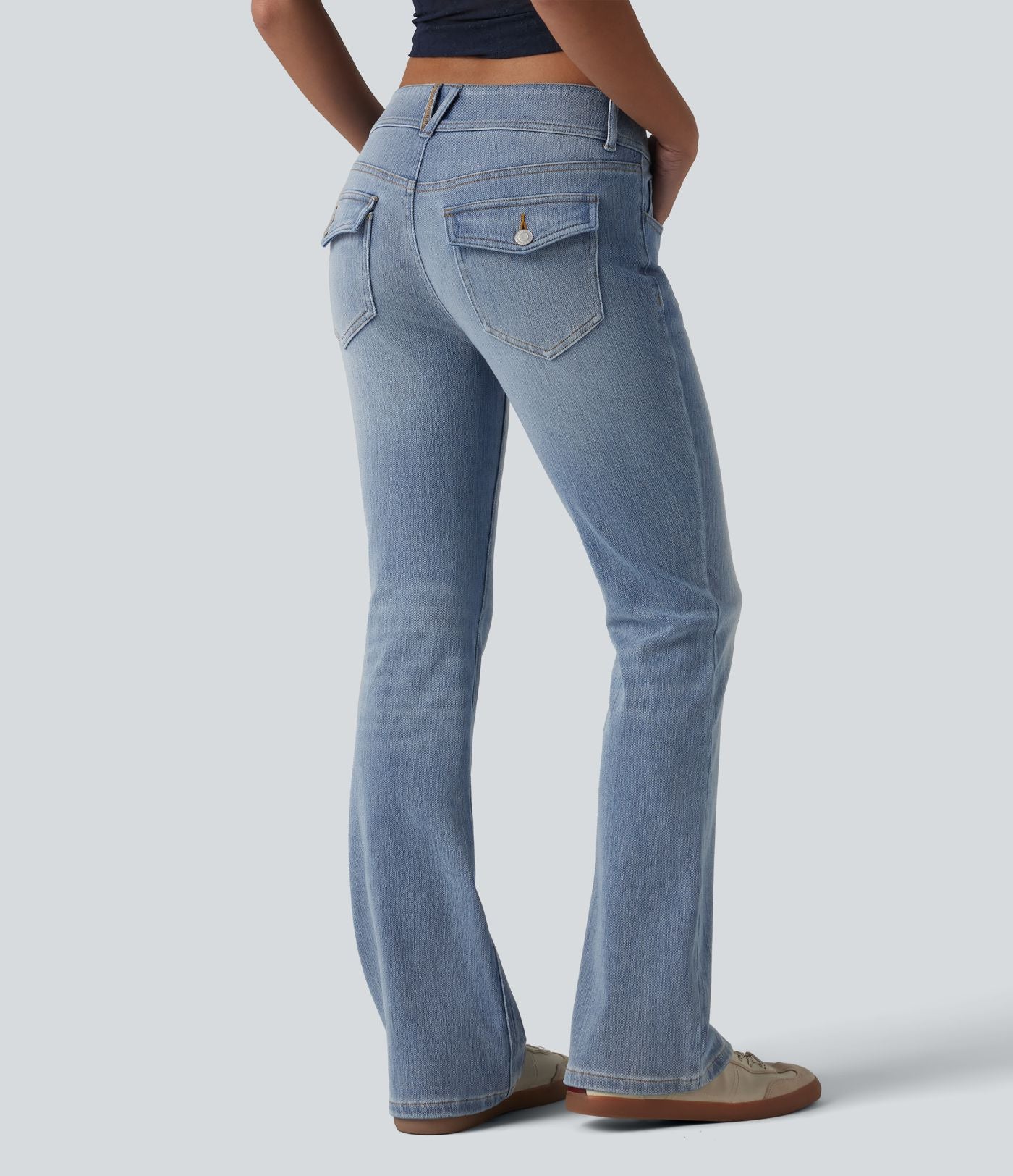 Jean décontracté taille basse Halara Flex™ avec poches