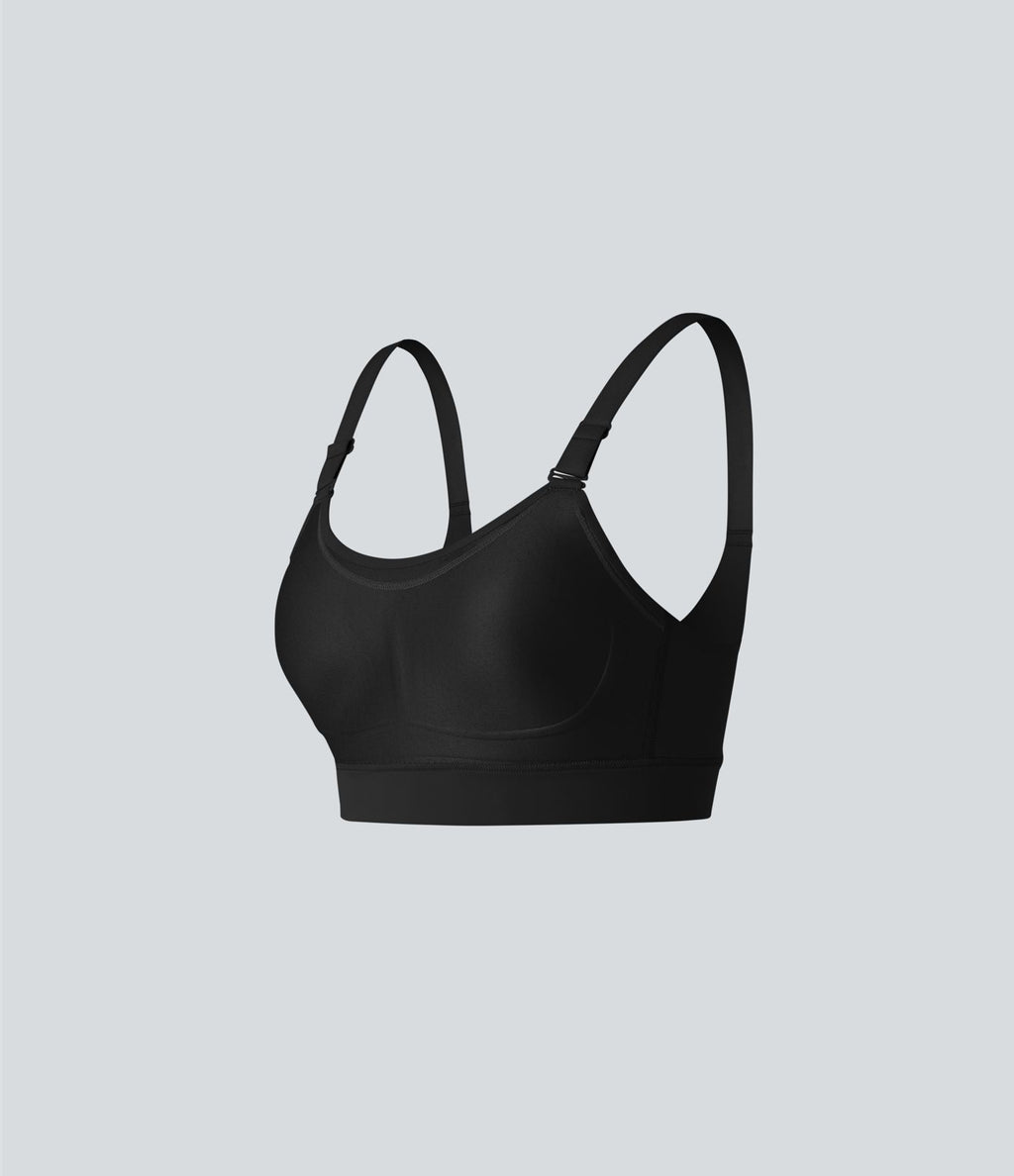 Brassière de sport d'entraînement maintien moyen avec bonnet spacer moulé