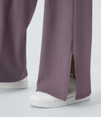 Pantalon yoga large croisé avec ourlet et poches DayStretch - Smile