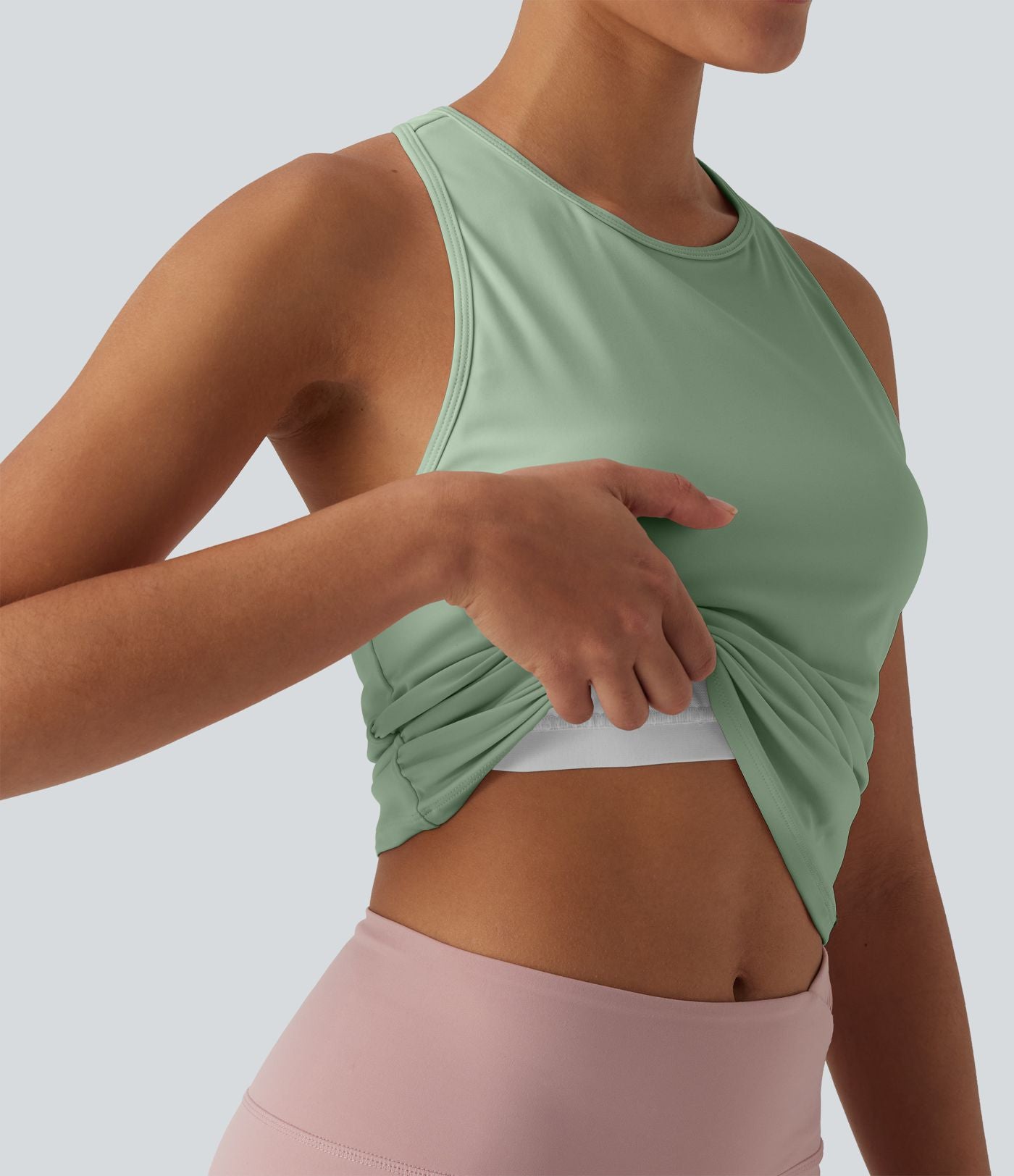 Débardeur de yoga SoftlyZero™ col rond dos nageur effet frais InstantCool